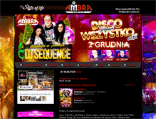 Tablet Screenshot of ambra-club.com
